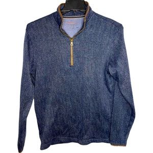 Weatherproof herringbone pattern pullover